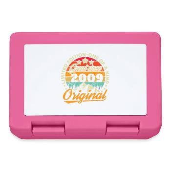 Geschenk zum 14./15-jährigen Jubiläum 2009 Jahrgang - Brotdose - Pink - Vorne
