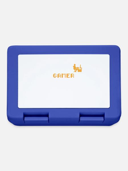 Gamer Evolution Vintage Geschenk - Brotdose - Royalblau