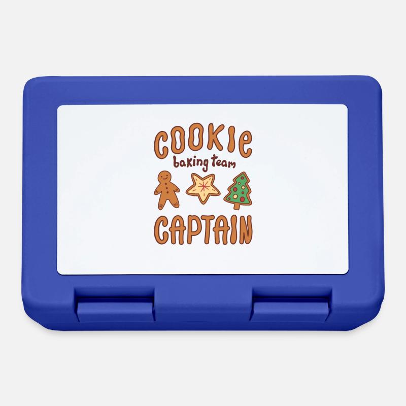 Capitaine de l’équipe de cuisson de biscuits Cookie - Boîte à goûter - bleu royal