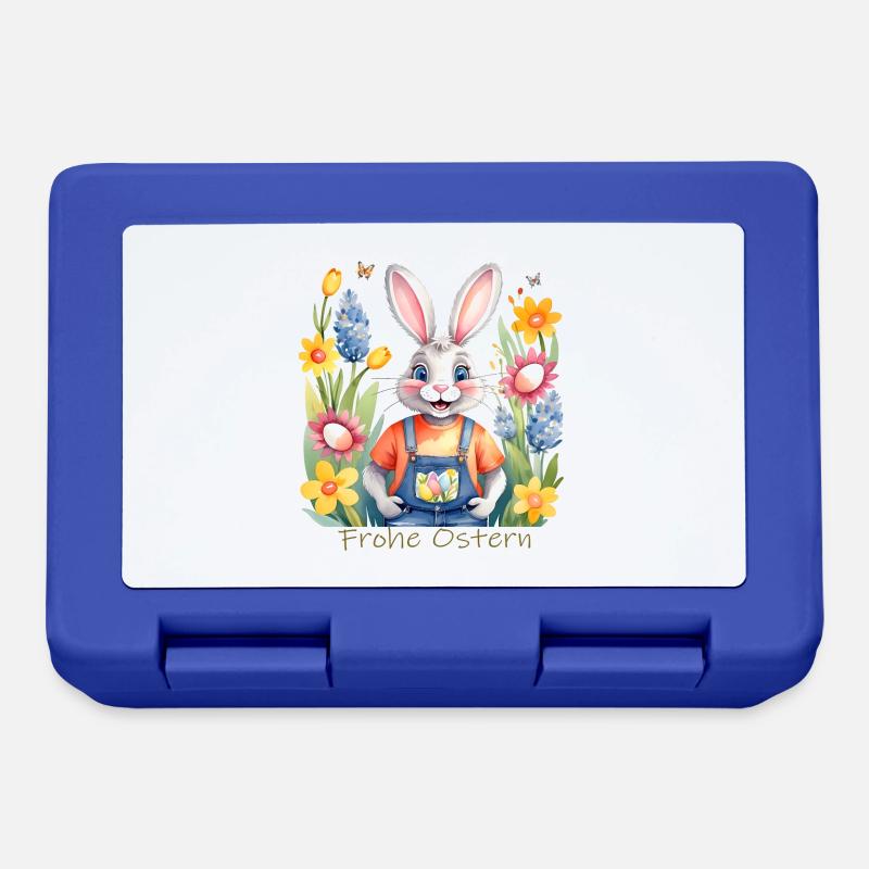 Happy Easter - Lunchbox - royal blue