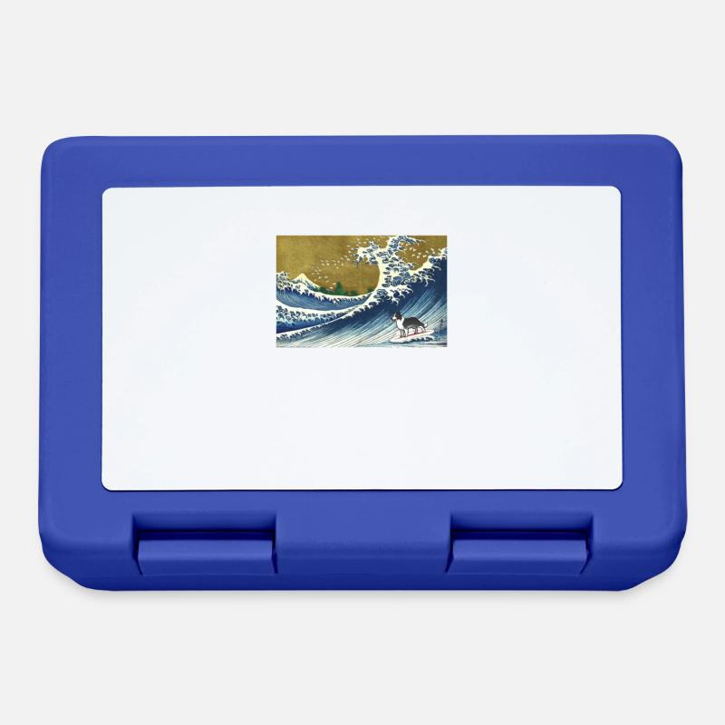 Border Collie - Lunchbox - royal blue