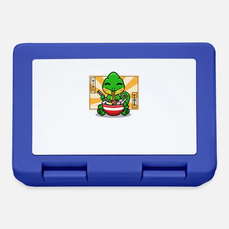 Caméléon - Boîte à goûter - bleu royal