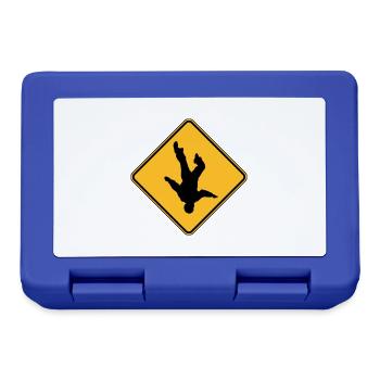 ROAD SIGN Skydive - Boîte à goûter - bleu royal - Devant