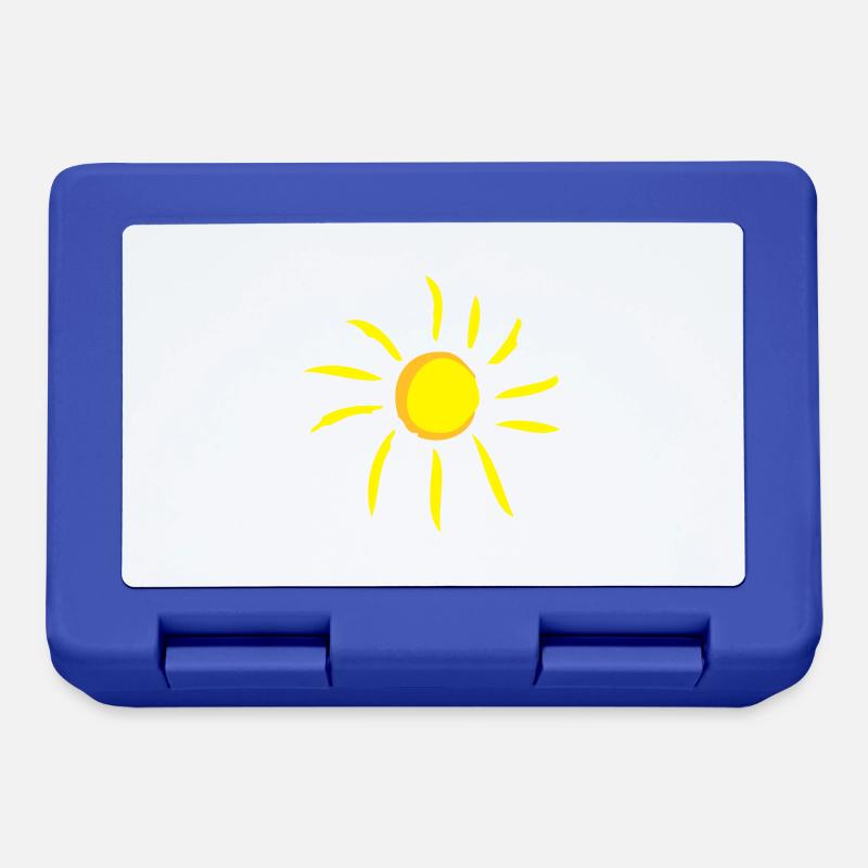 Sonne - Brotdose - Royalblau
