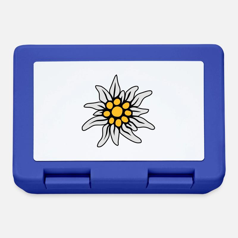 EDELWEISS BLÜTE - Brotdose - Royalblau