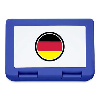 Deutschland Emblem - Brotdose - Royalblau - Vorne