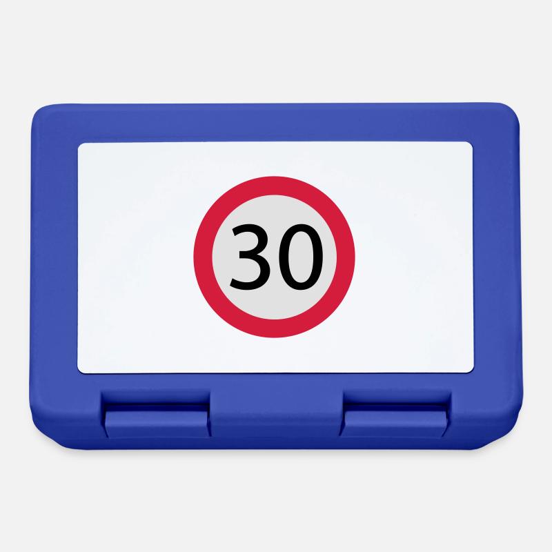 30 - Boîte à goûter - bleu royal