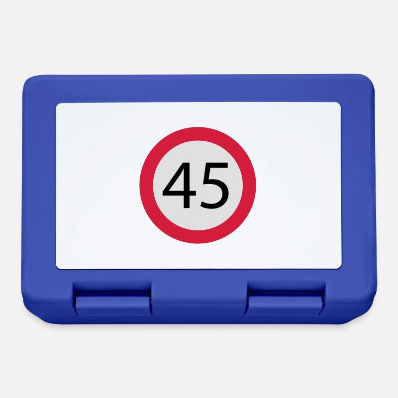 45 - Boîte à goûter - bleu royal
