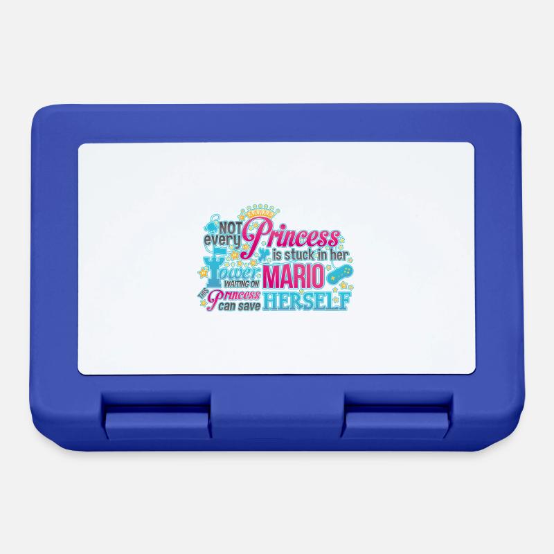 This Princess - Lunchbox - royal blue