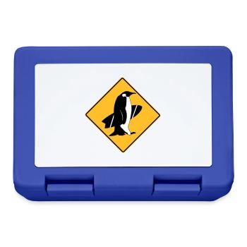 surfing_penguins - Brotdose - Royalblau - Vorne