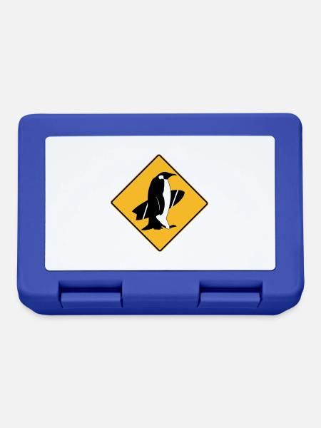 surfing_penguins - Lunchbox - royal blue