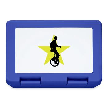 einradfahrer_2c - Boîte à goûter - bleu royal - Devant