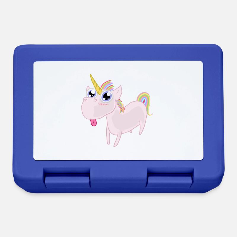 Tiny unicorn - Lunchbox - royal blue