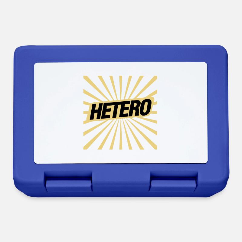 Hetero - was sonst! - Brotdose - Royalblau