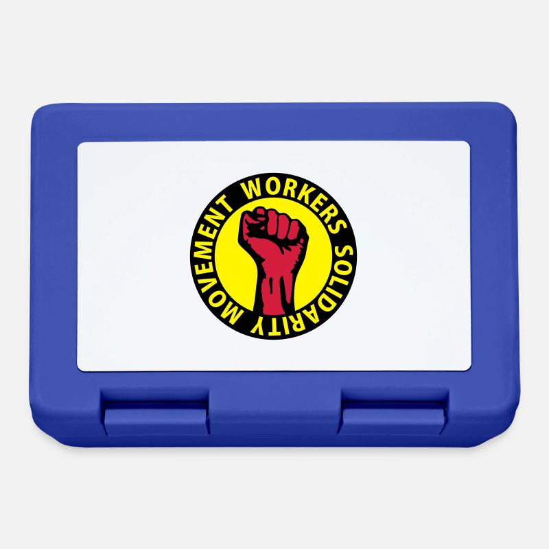 3 colors - Workers Solidarity Movement - Working - Brotdose - Royalblau