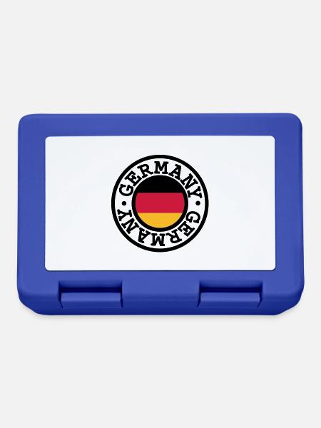Deutschland Germany - Brotdose - Royalblau