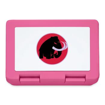 angry mammoth böses Mammut - Brotdose - Pink - Vorne