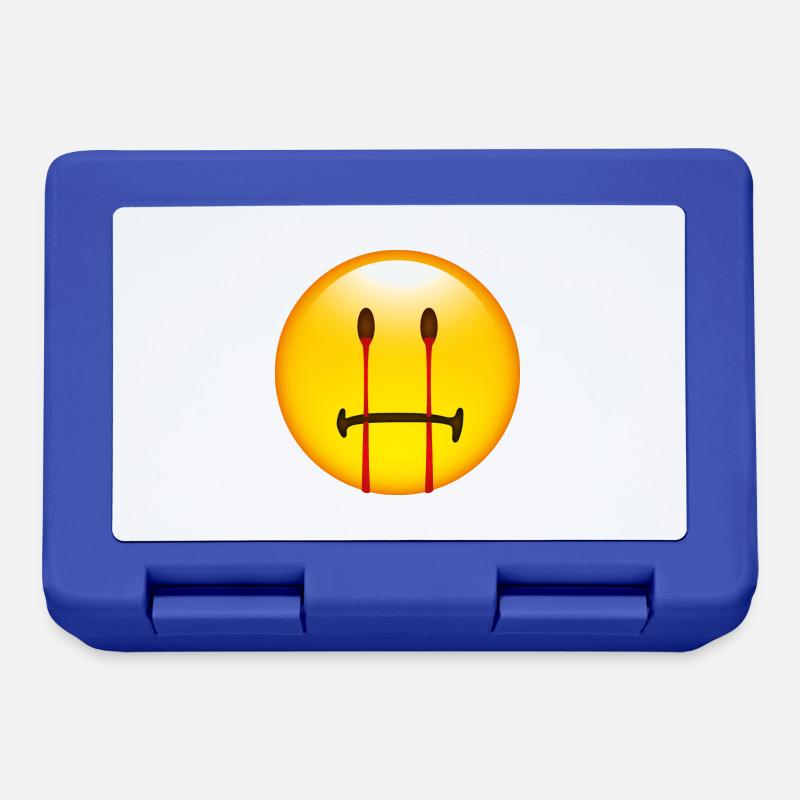 Smiley Halloween - Boîte à goûter - bleu royal
