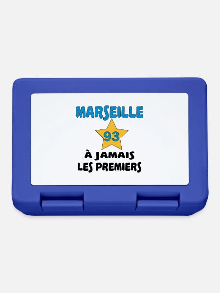 Marseille à jamais les premiers - Boîte à goûter - bleu royal
