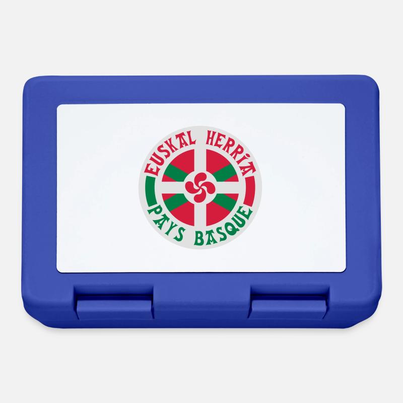 Pays Basque - Boîte à goûter - bleu royal