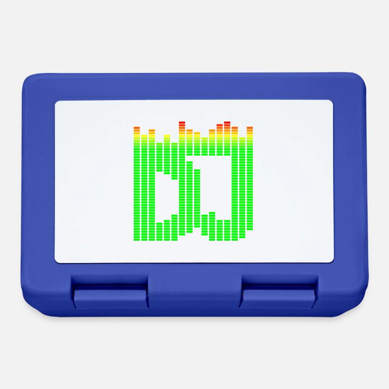 DJ Musik Equalizer - Brotdose - Royalblau