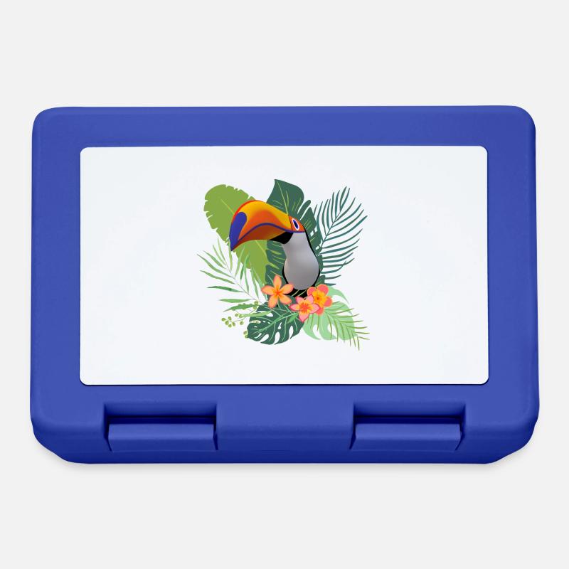 tropical - Brotdose - Royalblau