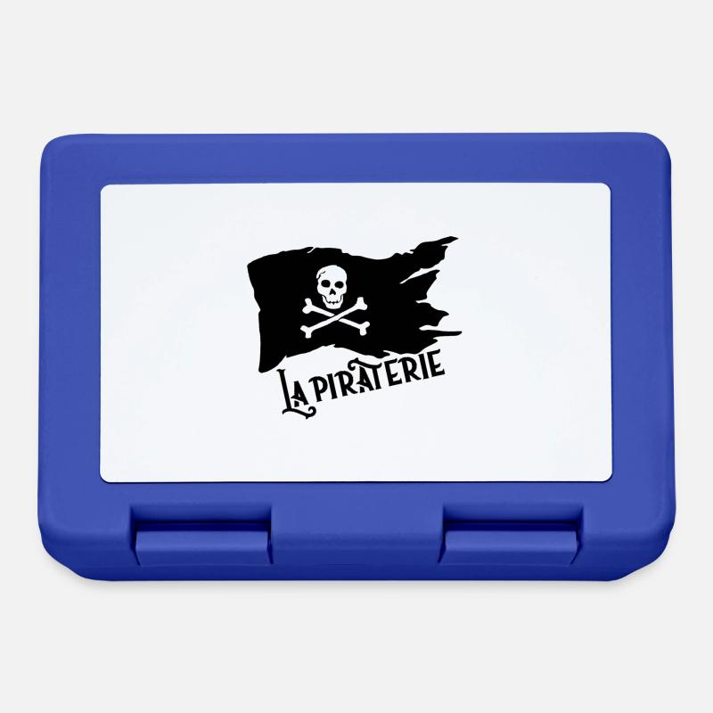 pirate - Boîte à goûter - bleu royal