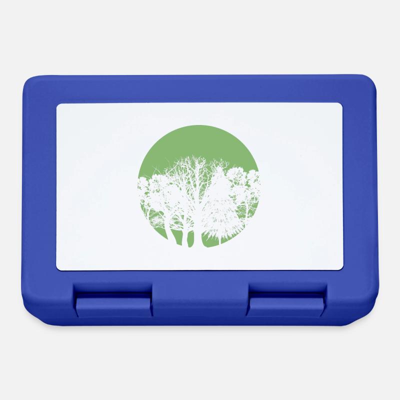 Circle forest - Lunchbox - royal blue