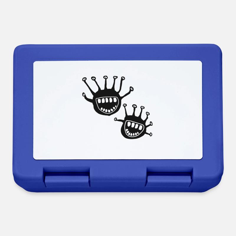 little monsters - Lunchbox - royal blue