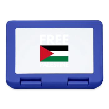 Free Palestine - Lunchbox - royal blue - Front