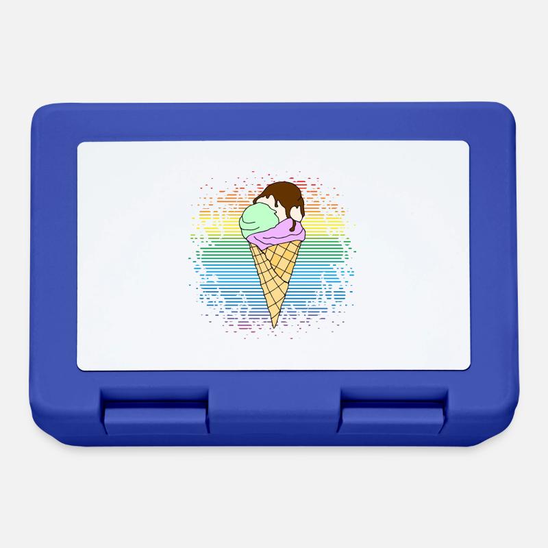 Eis - Brotdose - Royalblau