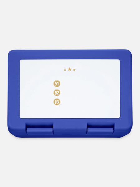 Klarinette Klarinettist Instrument Musik Spruch - Brotdose - Royalblau