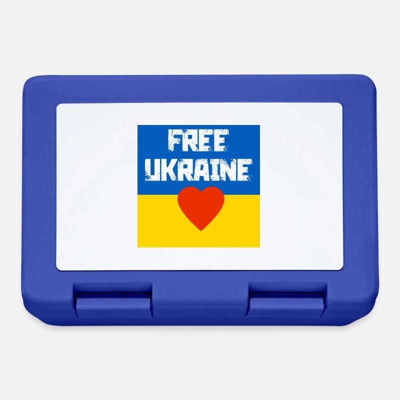 Ukraine - Boîte à goûter - bleu royal