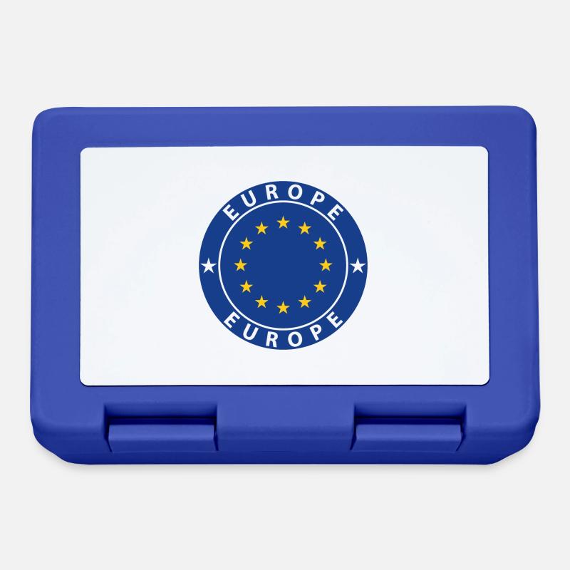 Europe - Boîte à goûter - bleu royal