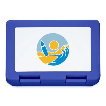 County Beach Surfboard - Lunchbox - royal blue - Front
