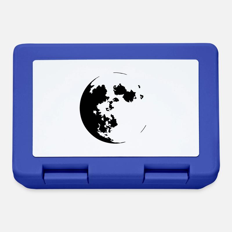 Moon (color customizable) - Lunchbox - royal blue