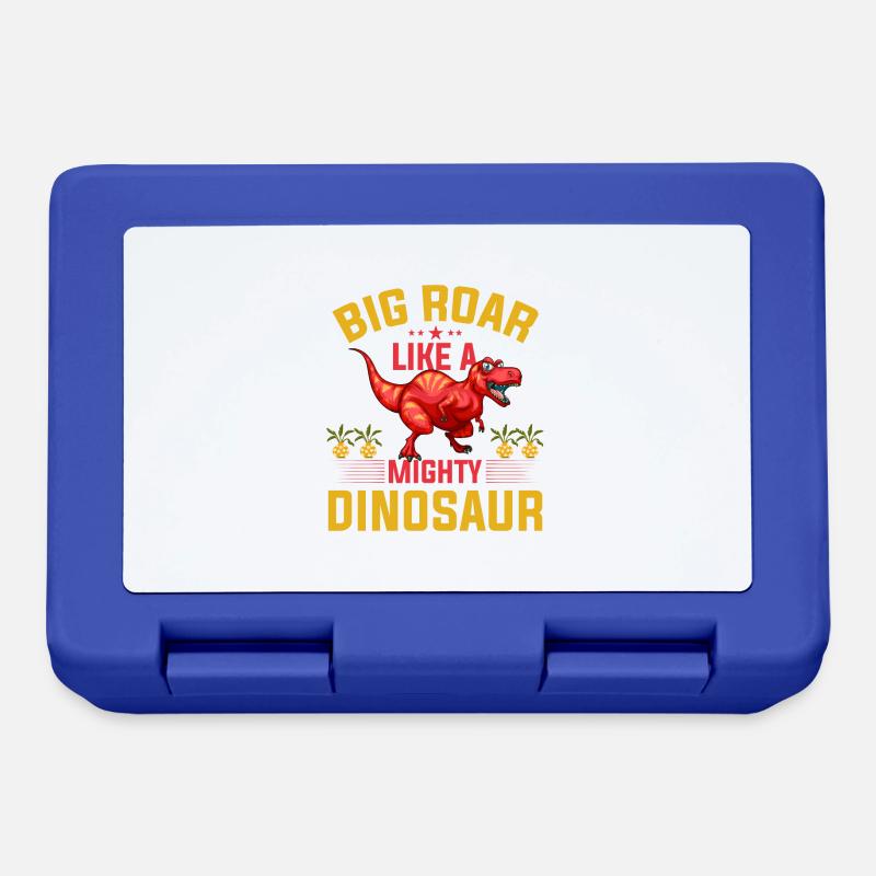 Big Doar Like A Mighty Dinosaur - Boîte à goûter - bleu royal