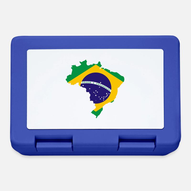 Brésil - Boîte à goûter - bleu royal