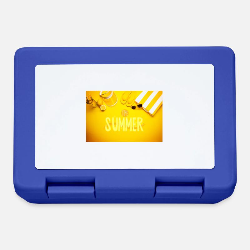 summer time - Boîte à goûter - bleu royal