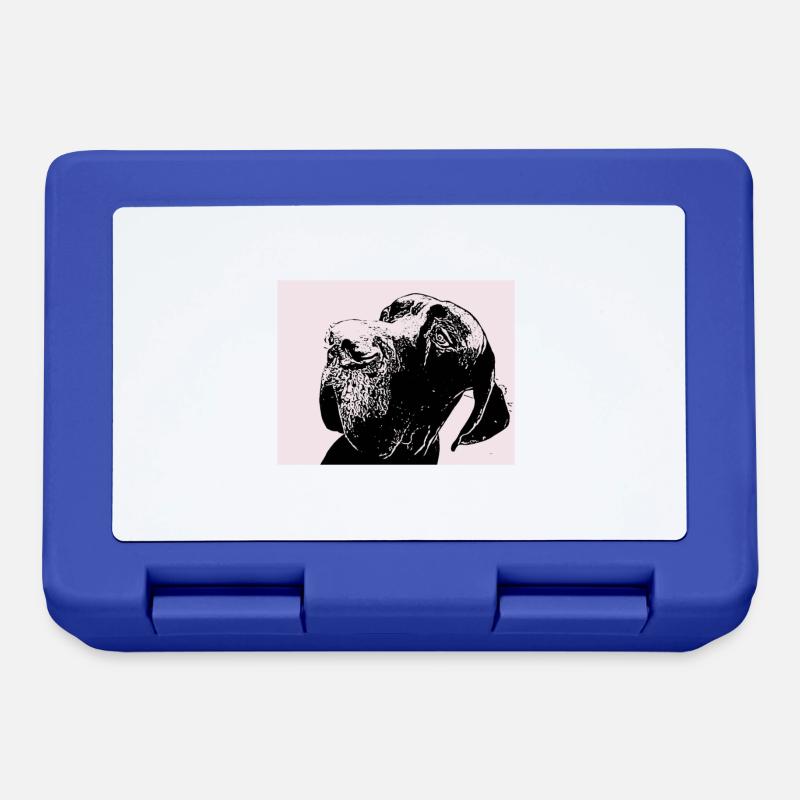 Great Dane - Lunchbox - royal blue