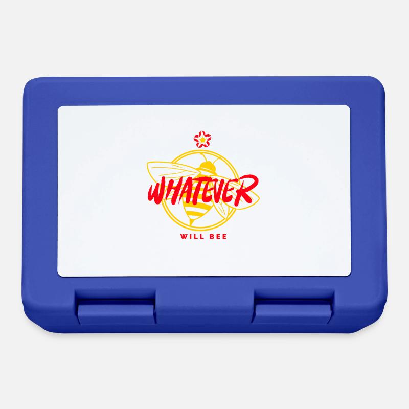Whatever will bee - Lunchbox - royal blue
