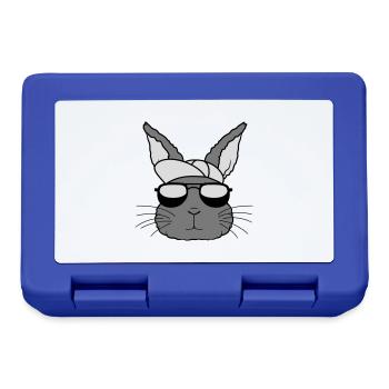 Capy Sonnenbrille Hase Cool - Brotdose - Royalblau - Vorne