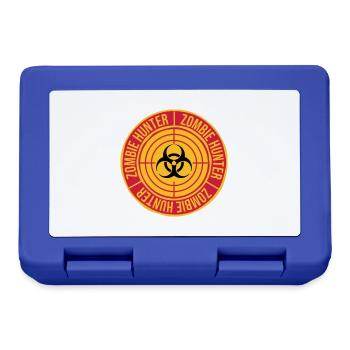 zombie hunter Halloween quote - Lunchbox - royal blue - Front