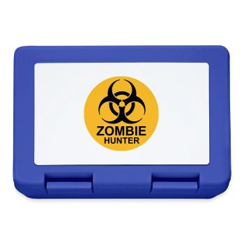 zombie hunter Halloween Quote - Lunchbox - royal blue - Front
