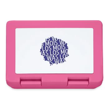 birthday gift humor quote geek birthday - Lunchbox - pink - Front