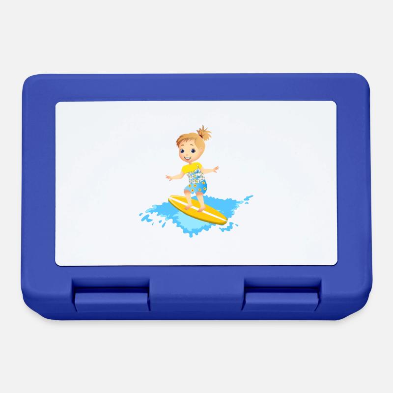 Surfer with corset - Lunchbox - royal blue