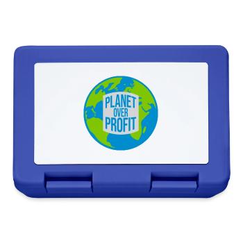 Planète sur le devis de profit - Boîte à goûter - bleu royal - Devant