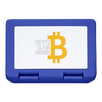 crypto is for virgins - Lunchbox - royal blue - Front