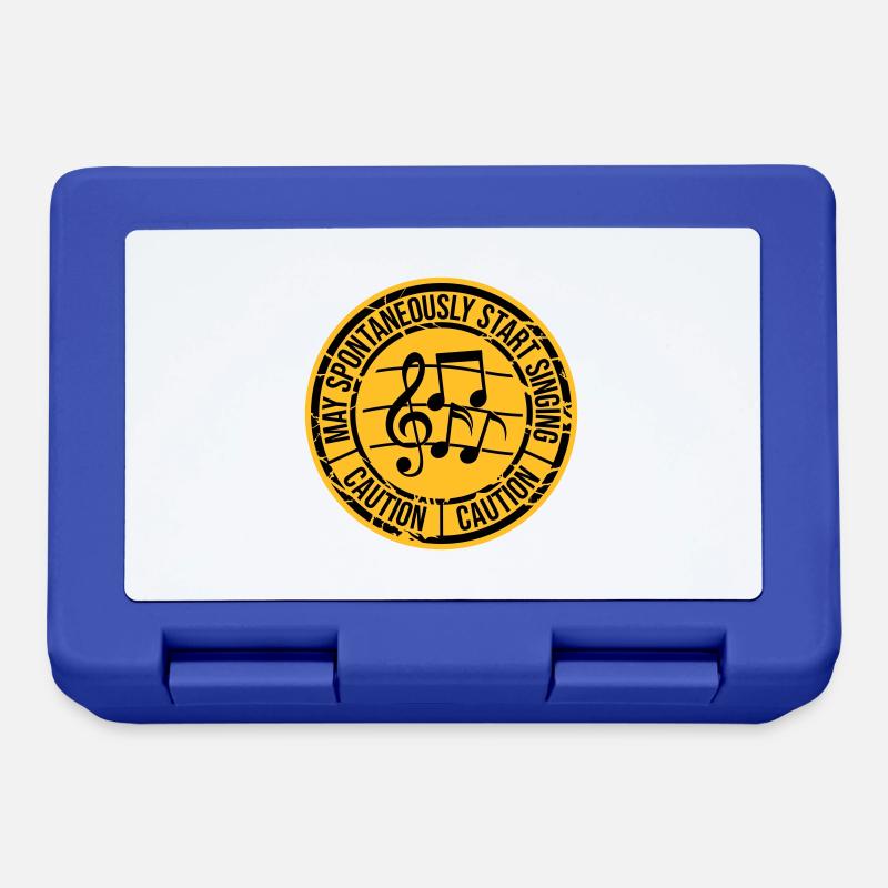 may spontaneously start singing - Lunchbox - royal blue