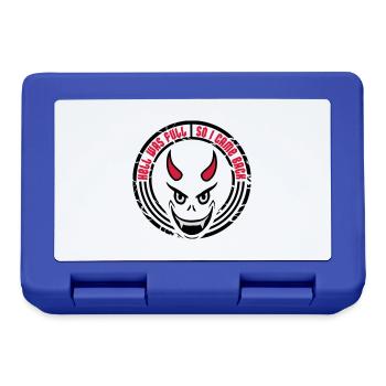 hell was full Quote - Lunchbox - royal blue - Front